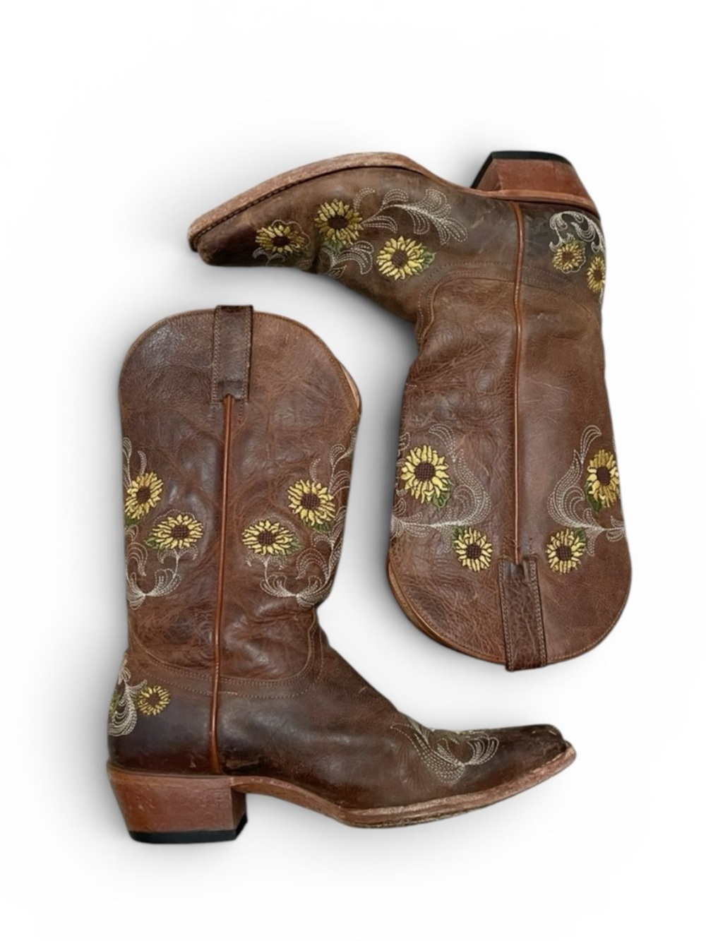 Shyanne Women's Jolyn Sunflower Western Boots - Picture 5 of 10